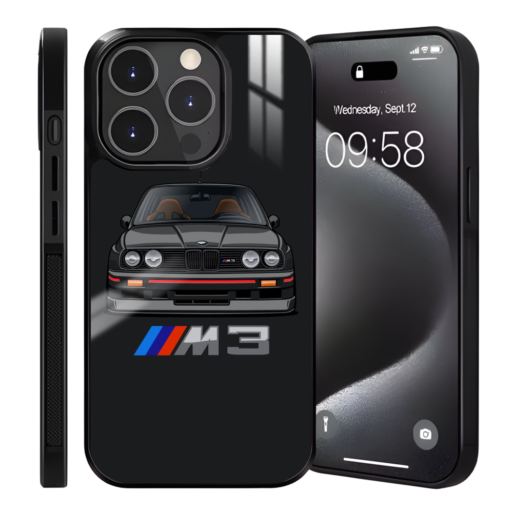 Coque iPhone 16 Pro Max BMW Série 3 E30 M3 - Design Sportif & Protection Optimale