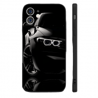 Coque iPhone 13 mini noire sport automobile - design voiture de sport