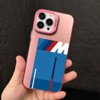 Coque iPhone 16 Rose Design BMW Motorsport - Protection Élégante