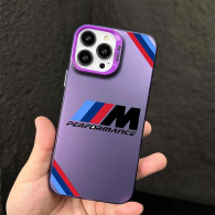 Coque iPhone 15 BMW M Performance Violette - Protection & Style