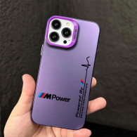 Coque iPhone 15 Pro Max BMW M Power Violette