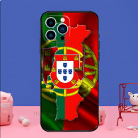 Coque iPhone 16 Plus Drapeau Portugal - Affichez votre Fierté Nationale