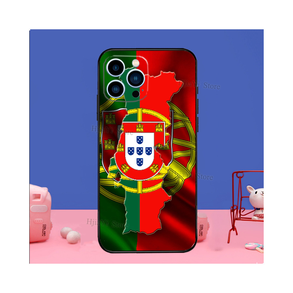 Coque iPhone 16 Pro Max Drapeau Portugal - Affichez votre Fierté Nationale