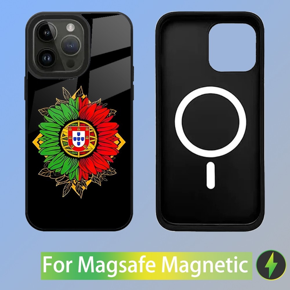 Coque iPhone 13 Pro Max MagSafe Drapeau Portugal - Protection & Style