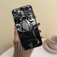 Coque iPhone Rugby en Noir et Blanc - L'esprit du jeu