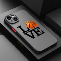 Coque iPhone 'Love' avec ballon de basket