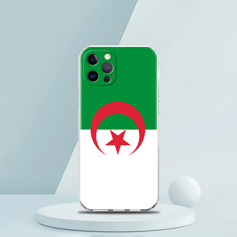 Coque iPhone 7 Plus Drapeau Algérie - Protection Personnalisée