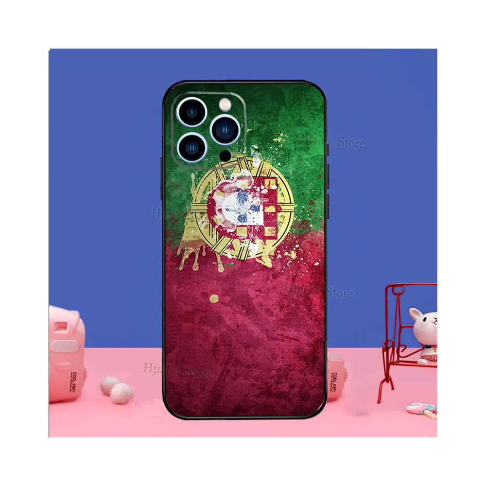 Coque iPhone 15 Plus Drapeau Portugal : Affichez votre Fierté Nationale