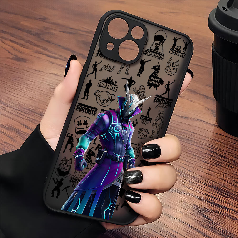 Coque iPhone 11 Fortnite Personnage Corvus - Design Exclusif