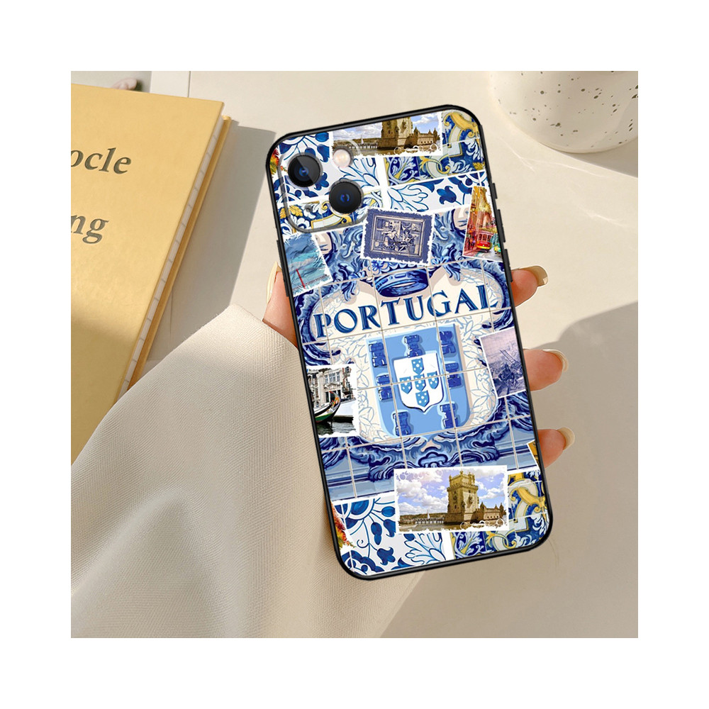 Coque iPhone 14 Pro Portugal Azulejos - Protection Élégante