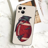 Coque iPhone 8 Plus Design Grenade Ballon Football Américain