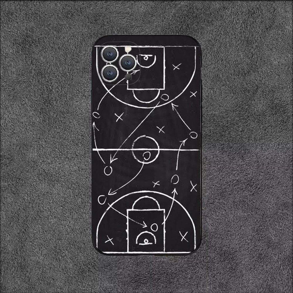 Coque iPhone XR Motif Tactique de Basketball