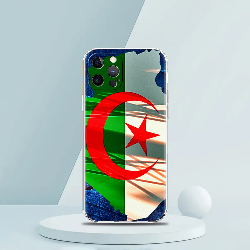 Coque iPhone 13 Drapeau Algérie : Protégez votre téléphone avec style