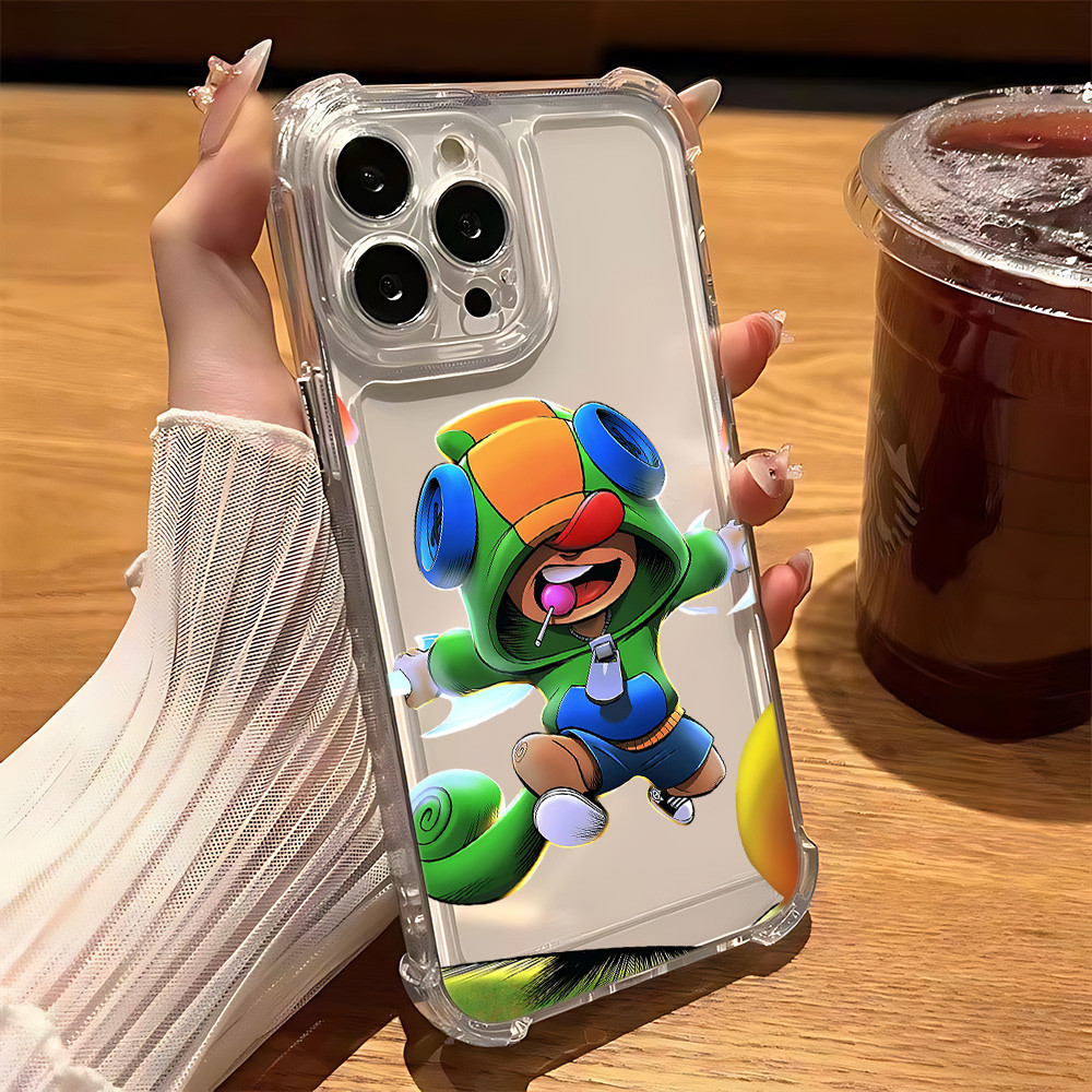 Coque iPhone Personnalisée Leon Brawl Stars