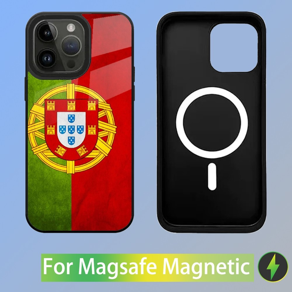 Coque iPhone 13 mini Drapeau Portugais MagSafe