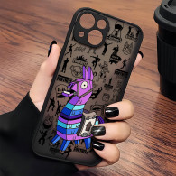 Coque iPhone XS Max Fortnite Lama Violet - Protection Optimale