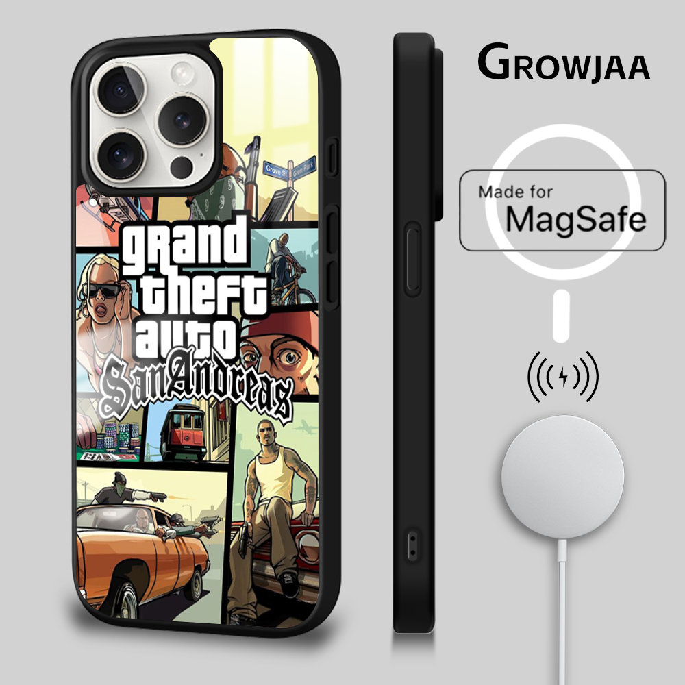 Coque iPhone 12 Pro Max Grand Theft Auto San Andreas MagSafe