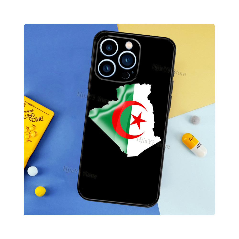 Coque iPhone Drapeau Algérie - Protégez votre téléphone avec style