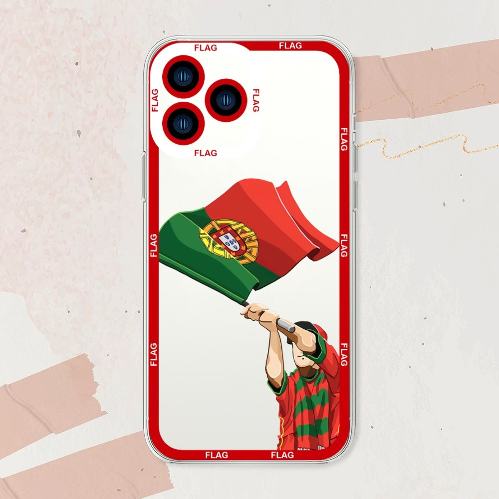 Coque iPhone 12 Pro Max Drapeau Portugal - Soutenez votre équipe avec style