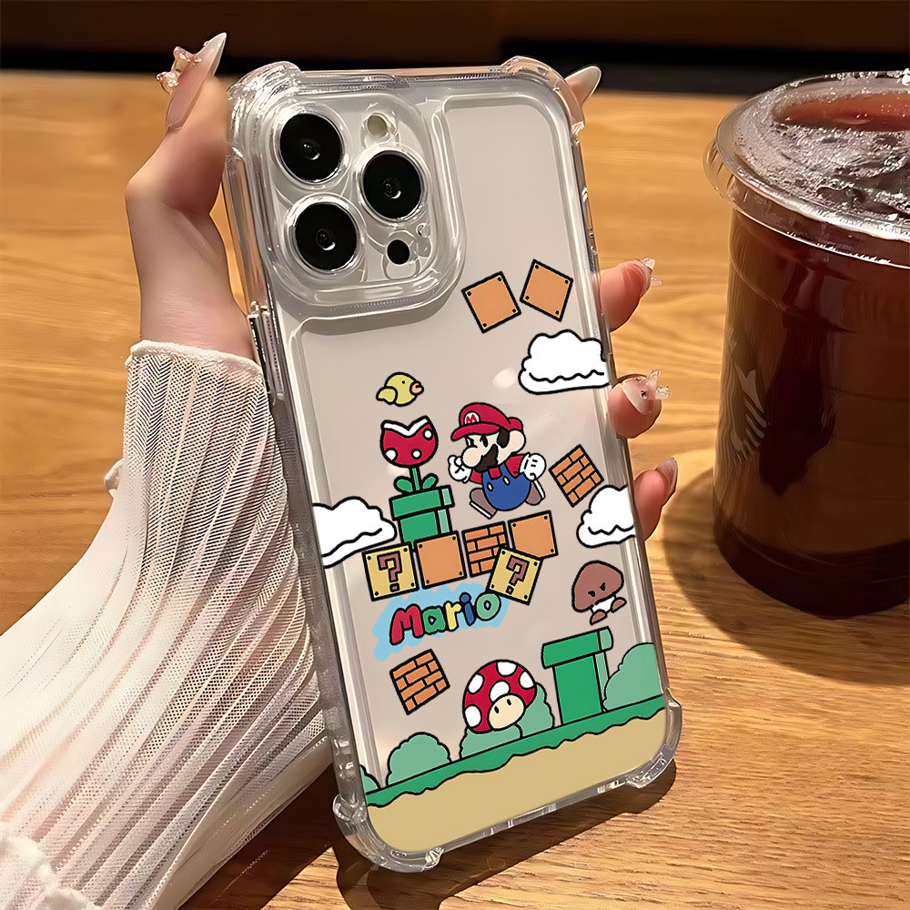 Coque iPhone Mario - Design Rétro Gaming