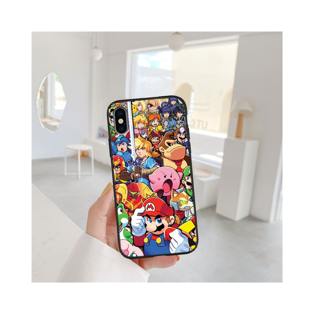 Coque iPhone Super Smash Bros. - Collection de personnages iconiques