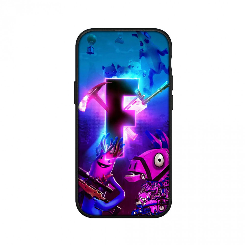 Coque iPhone 15 Pro Fortnite : Axo & Lama - Protection Optimale