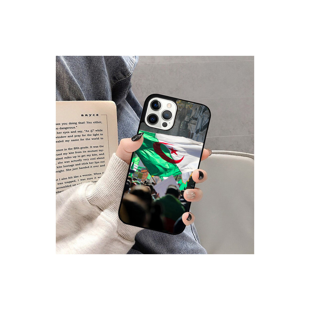 Coque iPhone 12 mini Drapeau Algérie - Fierté Nationale à Portée de Main