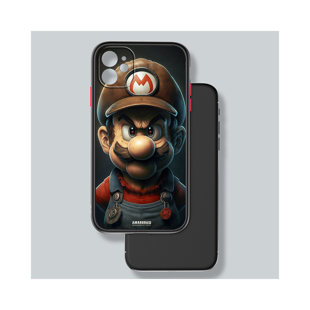 Coque iPhone X Mario en Colère