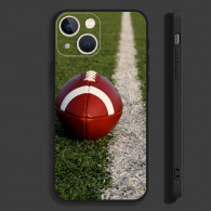 Coque iPhone XR Ballon de Football Américain Terrain Vert