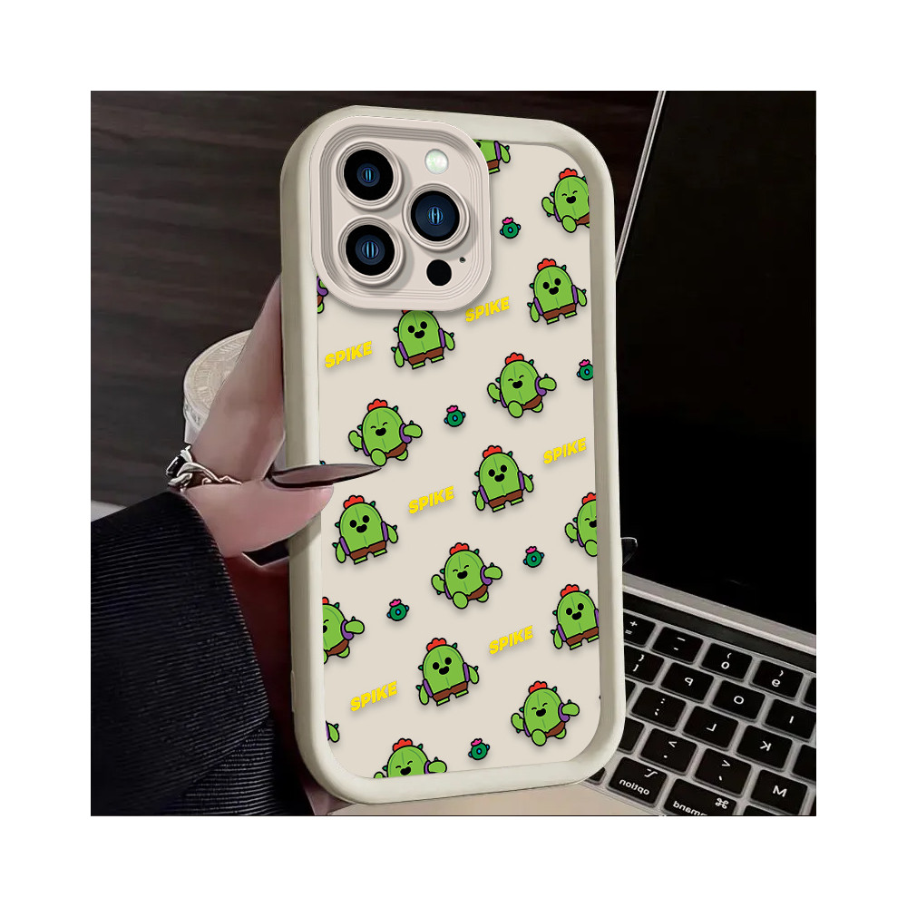 Coque iPhone Motif Spike Brawl Stars - Protection Unique et Ludique